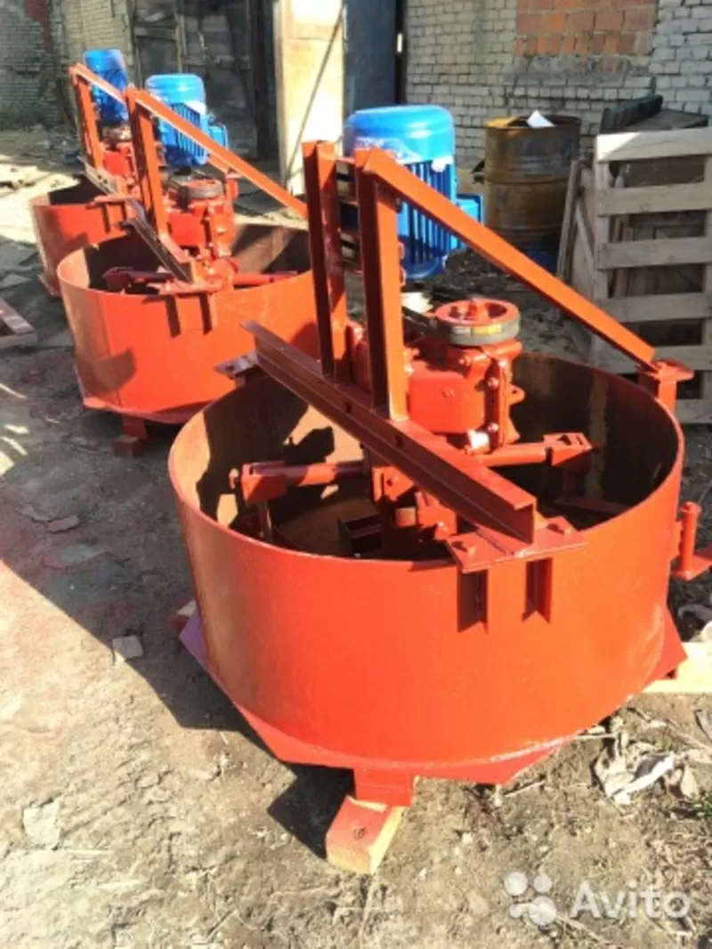Принудительные бетоносмесители от 200 литров с завода